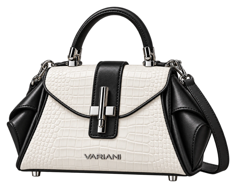 Variani Purse #PURSE, black and white purse