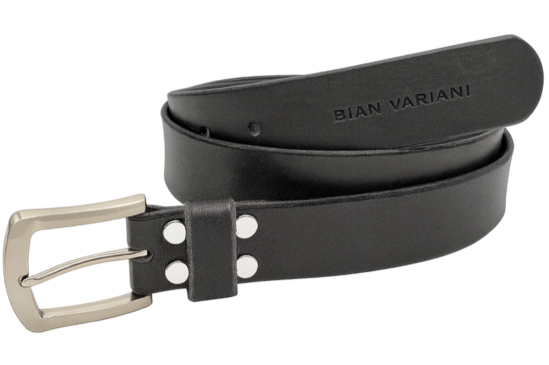 Variani Belt #VAR020, full-grain Italian leather belt handmade in Vancouver, Canada