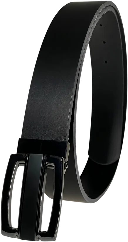 Variani #VAR007 black full-grain leather belt, Black Best Seller