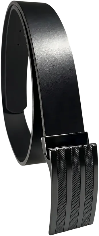 Variani #VAR012 black full-grain leather belt, Heavyweight 10 oz
